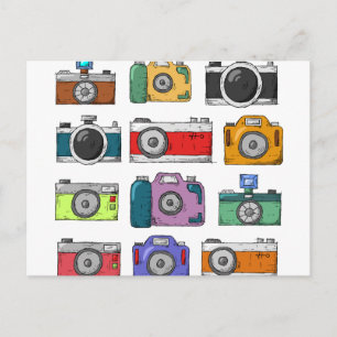 Carte Postale Appareils Photo Anciens