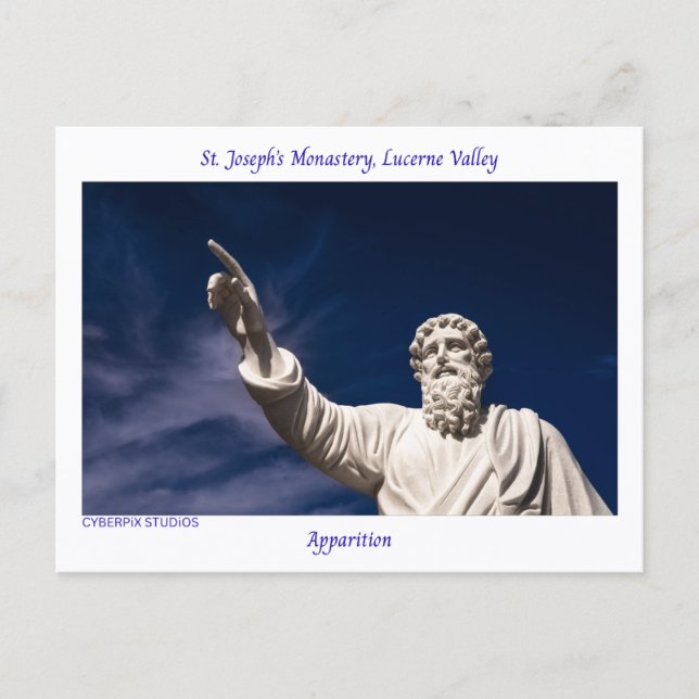 Carte Postale « Apparition » Vallée de Lucerne (Devant)