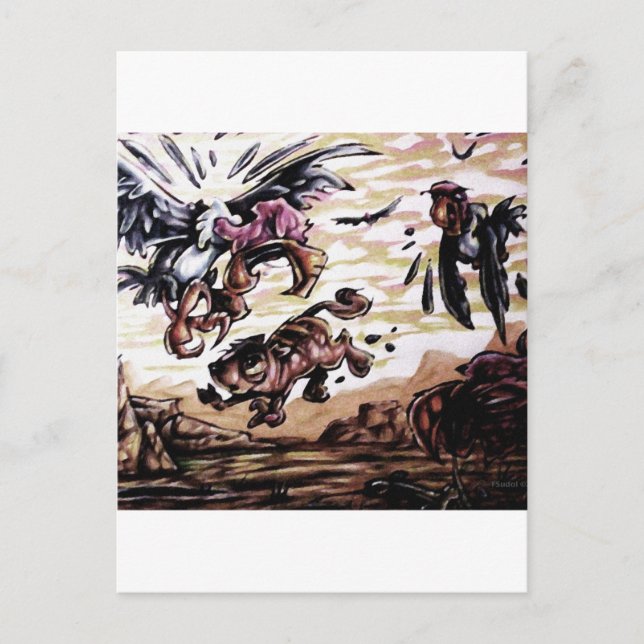 Carte Postale appât buzzard (Devant)