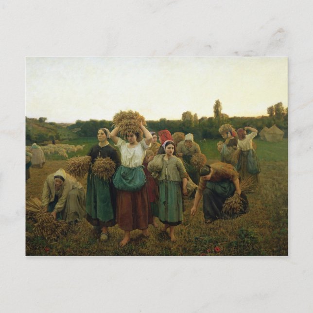 Carte Postale Appel dans les Gleaners, 1859 (Devant)