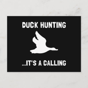 Carte Postale Appel de chasse au canard