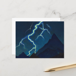 Carte Postale Appel du Ciel, Éclair par Nicholas Roerich