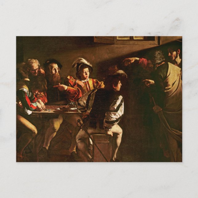 Carte Postale Appeler de St Matthew, c.1598-1601 (Devant)