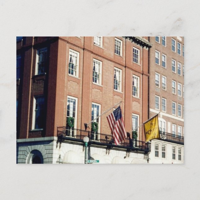 Carte Postale applaudissements boston (Devant)