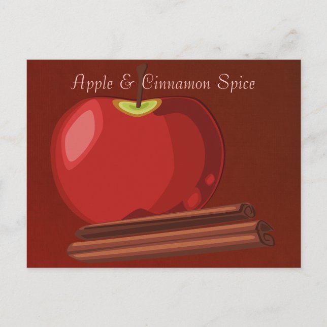 Carte postale Apple Cinnamon (Devant)