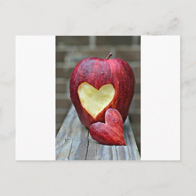 Carte postale Apple Heart (Devant)
