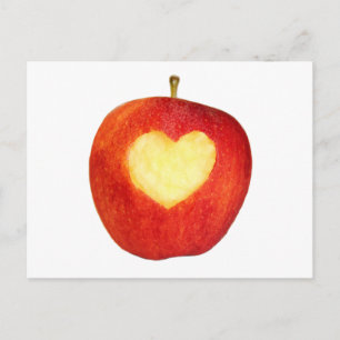 Carte postale Apple Heart