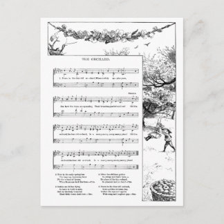 Carte Postale Apple Orchard Song