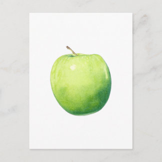 Carte postale Apple verte