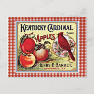 Carte postale Apple vintage