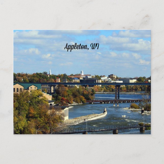Carte Postale Appleton, Wisconsin photo paysage (Devant)
