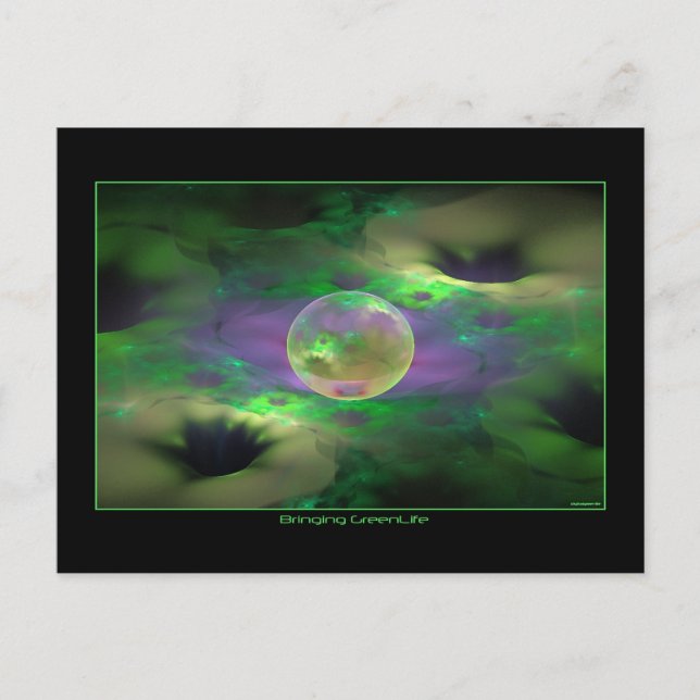 Carte Postale apporter la vie verte (Devant)