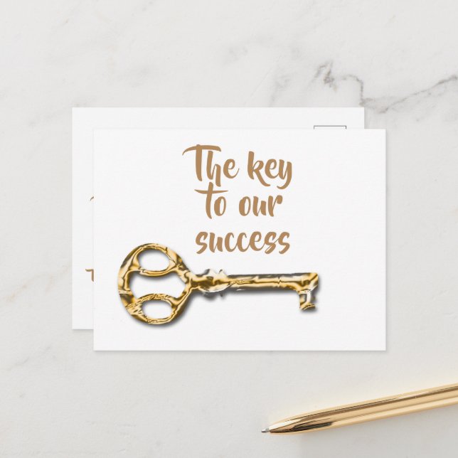 Carte Postale Appréciation du Merci client de l'employé (Devant/Arrière en situation)