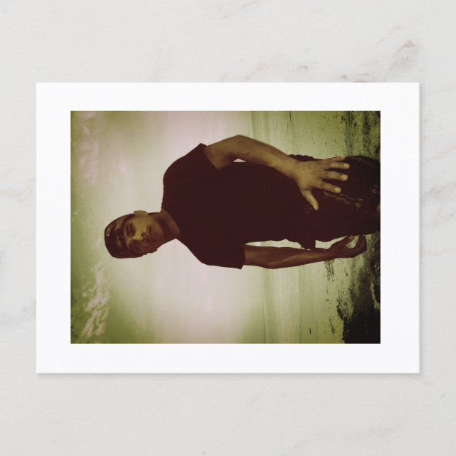 Carte Postale Approachable Wolf Post Card Print (Devant)