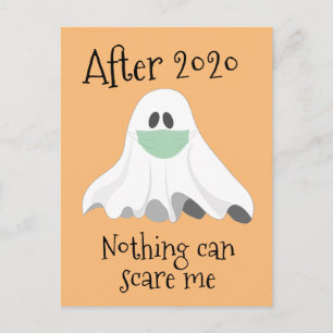 Carte Postale Après 2020 Rien ne peut me faire peur Fantôme