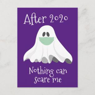 Carte Postale Après 2020 Rien ne peut me faire peur Ghost