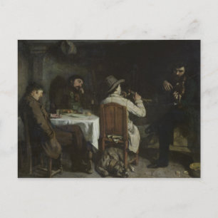 Carte Postale Après le dîner à Ornans, 1848