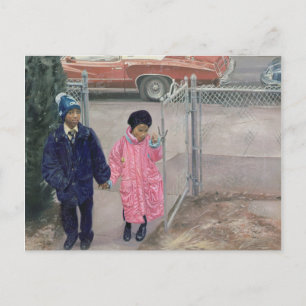 Carte Postale Après l'école 1991