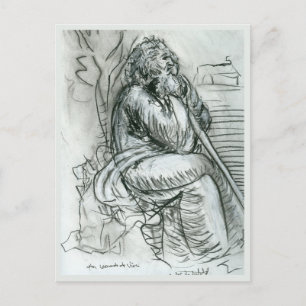 Carte Postale Après Léonard de Vinci
