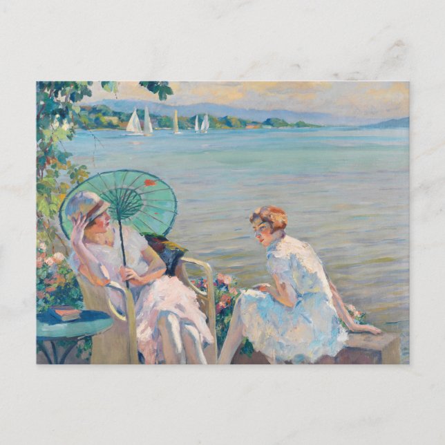 Carte Postale Après-midi d'été au lac | Edward Cucuel (Devant)
