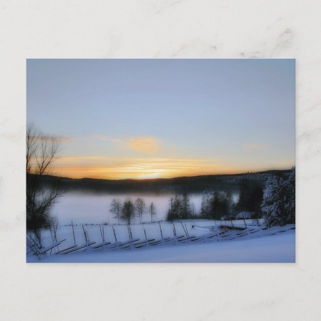 Carte Postale Après-midi d'hiver (Devant)