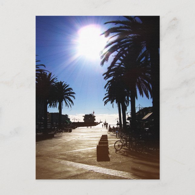 Carte Postale Après-Midi Sur La Plage D'Hermosa (Devant)