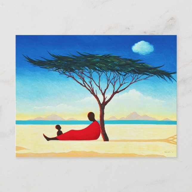 Carte Postale Après-midi Turkana 1994 (Devant)