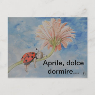Carte postale Aprile