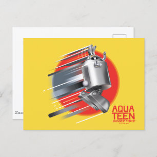 Carte Postale Aqua Ado Hunger Force Rabbot