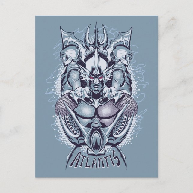 Carte Postale Aquaman | Orme Roi d'Atlantis Graphic (Devant)