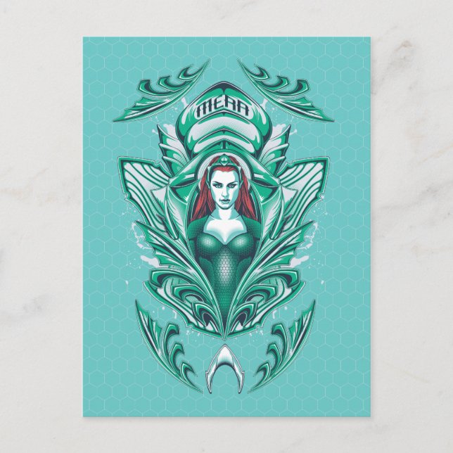 Carte Postale Aquaman | Ornate Mera Graphic (Devant)