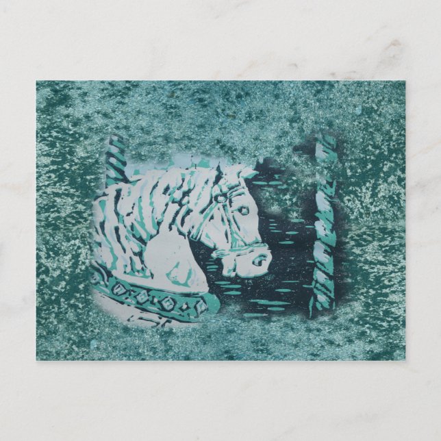 Carte Postale Aquamarine du carrousel (Devant)