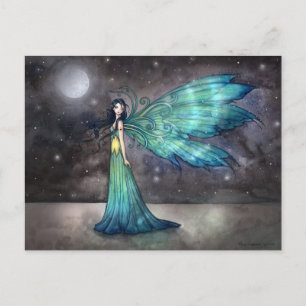 Carte Postale Aquamarine Eve Celestial Faerie Fée Fantastique Ar
