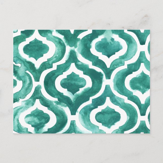 Carte Postale Aquamarine Motif IV (Devant)