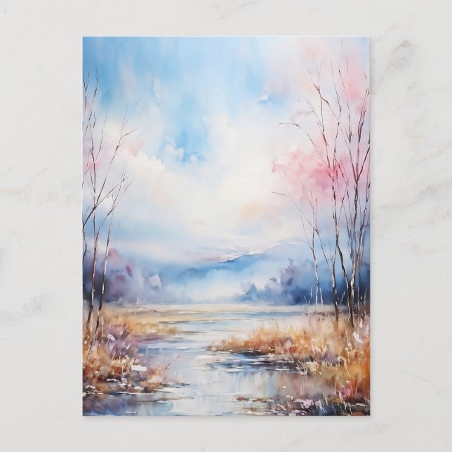Carte Postale Aquarelle  (Devant)