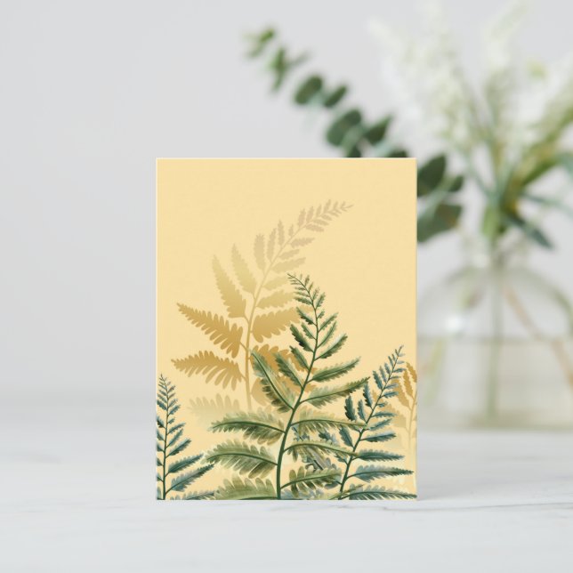 Carte Postale Aquarelle Arbres 2 (Debout devant)