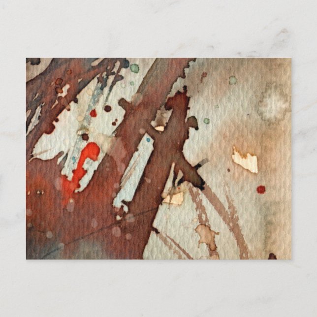 Carte Postale Aquarelle arrière - plan 5 (Devant)