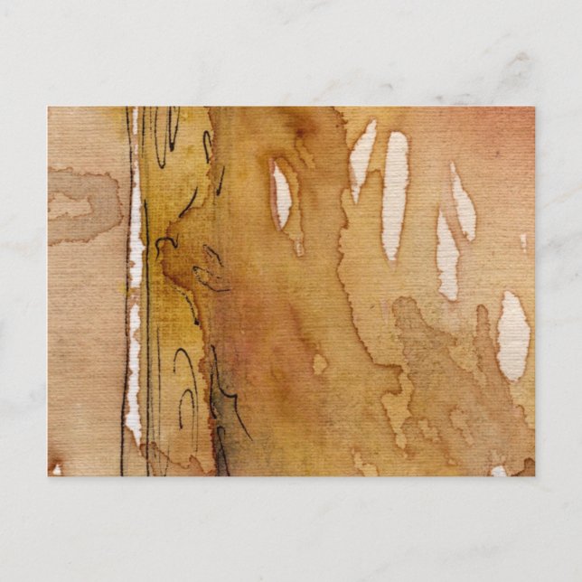 Carte Postale Aquarelle arrière - plan artistique (Devant)