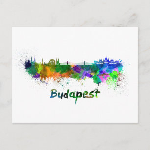 Carte Postale Aquarelle de Budapest