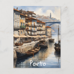Carte Postale Aquarelle de Porto