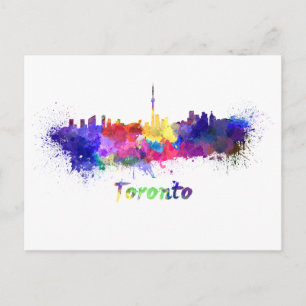 Carte Postale Aquarelle de Toronto