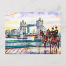 Aquarelle du pont de Londres
