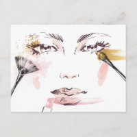 Aquarelle face maquillage