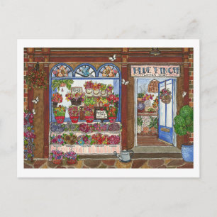 Carte Postale Aquarelle Fleurs pour la fête des mères