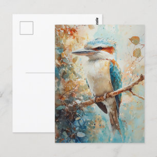 Carte Postale Aquarelle Kookaburra