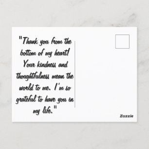 Carte Postale Aquarelle main tirée vers le haut lignes Esquisse 