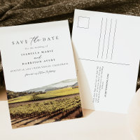 Aquarelle Napa Valley Sonoma Californie Vignoble