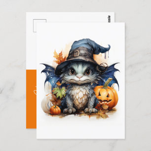 Carte Postale Aquarelle personnalisée neutre pour le genre Baby