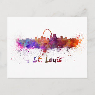 Carte Postale Aquarelle Saint-Louis