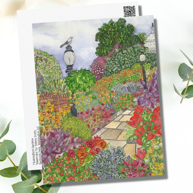 Carte Postale Aquarelle Washington D.C. (Créateur téléchargé)